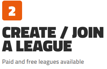 create or join a league